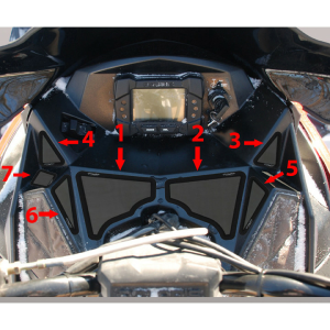 SPI Frogskinz 2010-14 Polaris Rush/Switchback/RMK Air Box Intake Vent Kit (5pc), 1, nordicamoto.ro