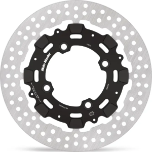 Halo Series T-floater Brake Rotor Black, Stainless Steel, nordicamoto.ro