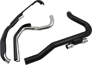 Pro Chamber Headpipes For Trikes Black, Powder-coated