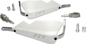 Jet Handguards For Straight Handlebar White, 1, nordicamoto.ro