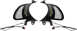 Genesis® 4 Dynamic Led Road Glide® Vent Inserts Black, 1, nordicamoto.ro
