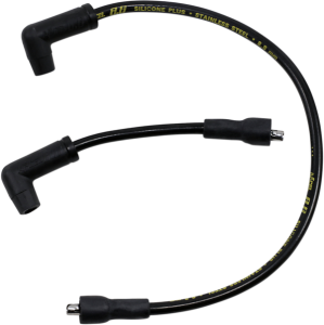 Custom 8.8 Mm Spark Plug Wire Black, 1, nordicamoto.ro