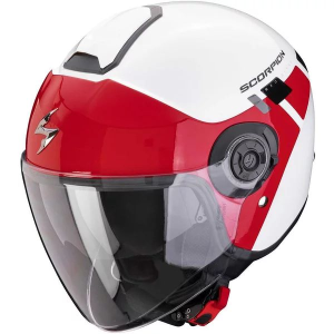 Casca open face/jet SCORPION EXO CITY II MALL M Rosu/Alb, 4, nordicamoto.ro