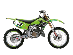 Replica Team Graphic Kits With Seat Covers Black, Green, 2, nordicamoto.ro