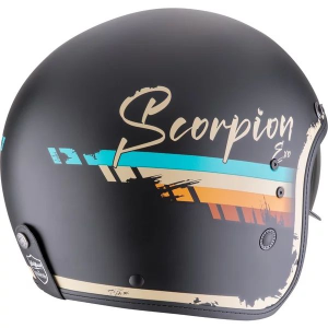 Casca open face SCORPION BELFAST EVO ADONIS XL Alb/Rosu/Albastru, 3, nordicamoto.ro