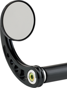 Bar End Mirror Anodized Black, 2, nordicamoto.ro