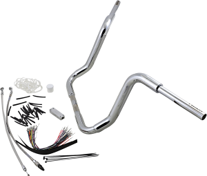 1-1/2(r) Ez Install Rounded Top Handlebar Kit Silver, 2, nordicamoto.ro