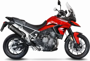 Tobă de eșapament LeoVince LV One Evo Black Edition Slip-On pentru Triumph Tiger 850 Sport / Tiger 900 GT / Rally / Pro (2020-2025), 4, nordicamoto.ro