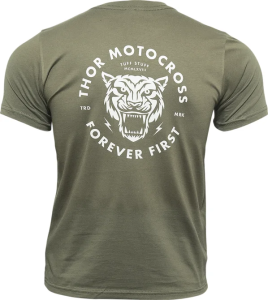 Youth El Gato T-shirt Green S, 2, nordicamoto.ro