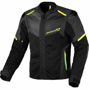 Geaca textil de vara MACNA ORCANO Night Eye™ 2.0 S Negru/Galben
