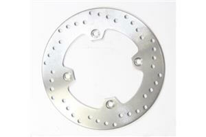 Round D-series Fixed Offroad Brake Rotor Silver, Stainless Steel