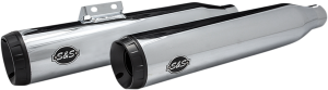 Grand National 50 State Slip-on Mufflers Black