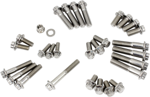 Dress Up Fastener Kit Silver, 1, nordicamoto.ro