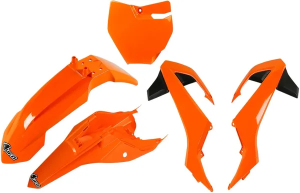 Full Body Replacement Plastic Kit Black, Orange