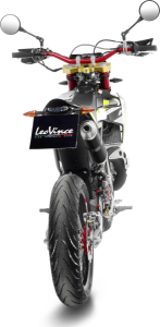 Tobă de eșapament LeoVince X-FIGHT Black Edition Slip-On pentru Fantic XE 50 / XM 50, 2, nordicamoto.ro