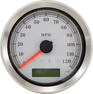 4” Programmable Electronic Speedometer Silver