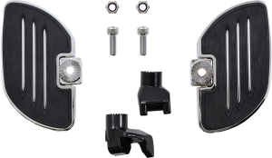 Driver Floorboard Kit For Can-am Black