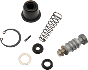 Rear Brake Master Cylinder Rebuild Kit Black, Silver
