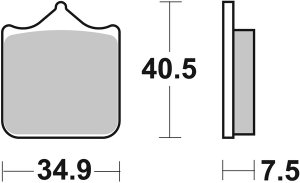 Rst Brake Pads, 2, nordicamoto.ro