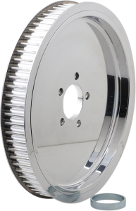 Polished 1-1/2(r) Rear Belt Pulley Chrome