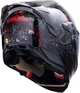 Cască ICON Ultraflite Misanthrope Mips, negru, roșu, XS, 4, nordicamoto.ro