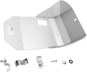 MOOSE RACING Placă de protecție din aluminiu, argintie 