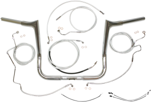 1-1/4(r) Viking Handlebar Installation Kit Silver