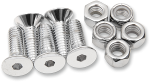 Rotor, Sprocket And Belt Mounting Hardware Kit Silver, 2, nordicamoto.ro