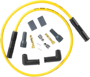 Universal 8.8 Mm Wire Kit For 2-cylinder Yellow