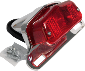 Lucas-style Taillight With Chrome Bracket Chrome