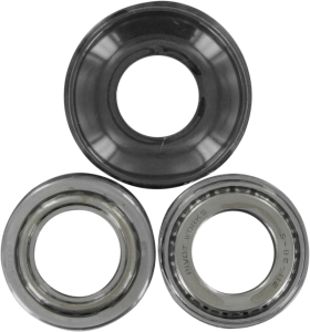 Steering Stem Bearing Kit Black, Chrome