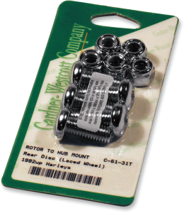 Disc Brake Rotor-to-hub Kit Silver