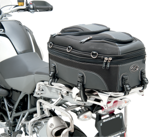 Pillion And Rear Rack Luggage Bag Black, 3, nordicamoto.ro