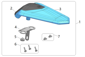 CAPAC ȘA SPATE RACING CFMOTO 125NK / 250NK / 300NK – NEGRU, 5, nordicamoto.ro