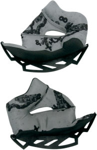 Cheekpads Etched 3x 25mm