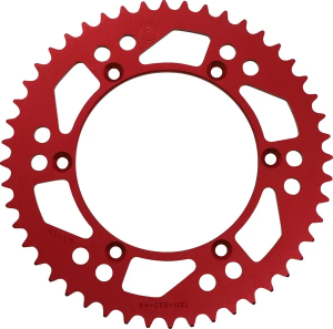 MOOSE RACING Rear Aluminum Sprocket Red 