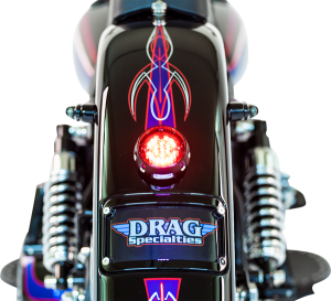 Custom Bobber Led Taillight And License Plate Mount Black, 1, nordicamoto.ro