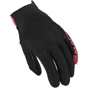 Manusi de piele dama MACNA OBTAIN LEATHER S Negru/Verde mentă, 5, nordicamoto.ro