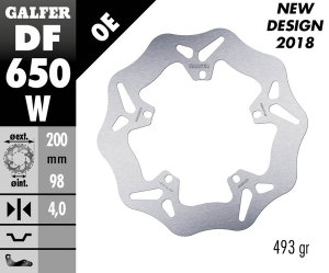 Wave® Brake Rotor Silver, 1, nordicamoto.ro