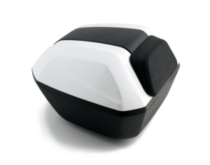 TOP CASE SPATE MOTOCICLETĂ CFMOTO – ALB / NEGRU, nordicamoto.ro