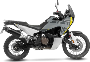 Tobă de eșapament LeoVince LV-14 Black Edition Slip-On pentru CFMOTO 800MT, 2, nordicamoto.ro