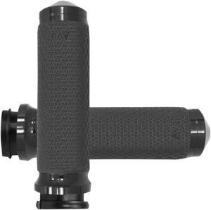 Vibration Dampening Memory Foam Grips Black, 1, nordicamoto.ro