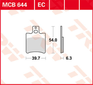 Ec Series Ceramic Brake Pads