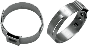 Cooling System Stepless® Clamps Silver