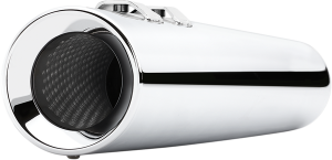 Powr-flo Slip-on Mufflers Chrome, 1, nordicamoto.ro