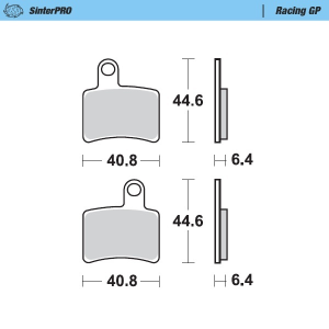 Racing Gp Sinderpro Offroad Brake Pads