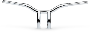 Kage Fighter Welded Bent-riser Handlebar Silver