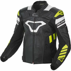 Geaca de piele sport/touring MACNA TRACKTIX (produs cu defect estetic) Negru 52, 1, nordicamoto.ro