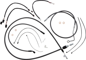 Black Pearl Designer Handlebar Installation Kit Black