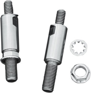 Raised Mirror Mount Adapters Silver